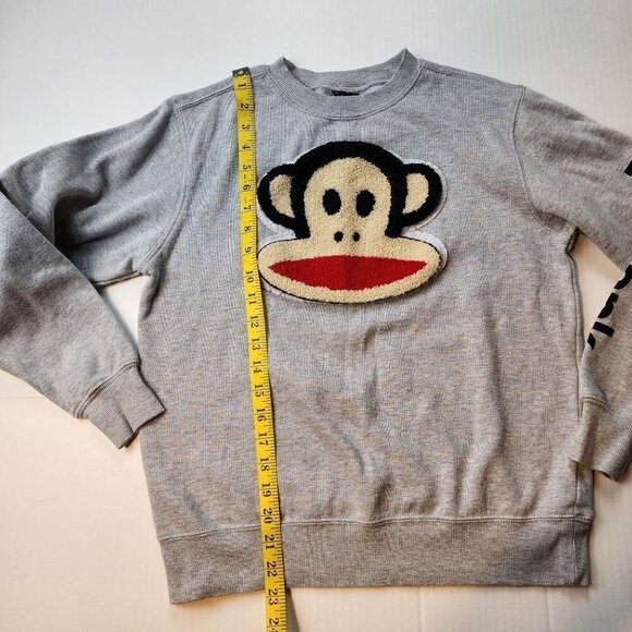 Paul Frank sweatshirt size S juniors gray Monkey Julius - Picture 7 of 10